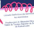 Pruebas para la Obtención directa de Títulos de Técnico Superior de Dirección de Servicios de Restauración y de Técnico Superior en dirección en Cocina