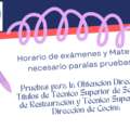 Pruebas POT de Técnico Superior de Dirección en Servicios de Restauración y Técnico Superior en Dirección de Cocina. Fechas, Horario y Material Necesario.